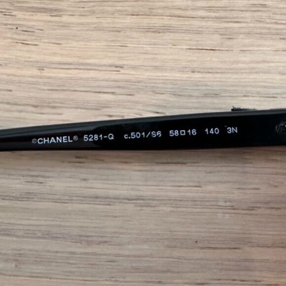 CHANEL Black Sunglasses - 5281-Q - Picture 3 of 7